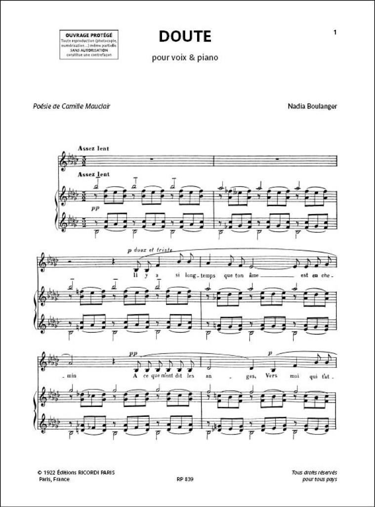 Six Melodies